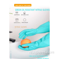 Lange manchet nitrilhandschoenen waterdichte carwashhandschoenen